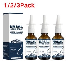 1-3X Iodine Nasal Spray,Nasal Iodine - Nasal Cleanse Refresh Your Nasal Passage