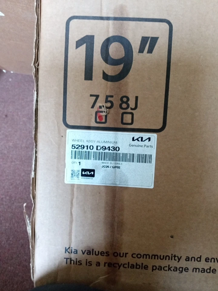 Dos llantas Kia Sportage 2019 19 pulgadas 7,5 Foto 3 de 4