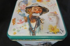 Emmett Kelly Vintage Collectable Clown Tin Ca...