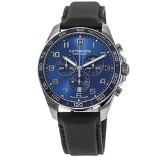New Victorinox Swiss Army Fieldforce Classic Chrono Blue Men's Watch 241929