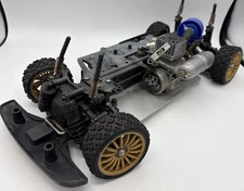 For parts Tamiya TG10 chassis with engine and servomotors