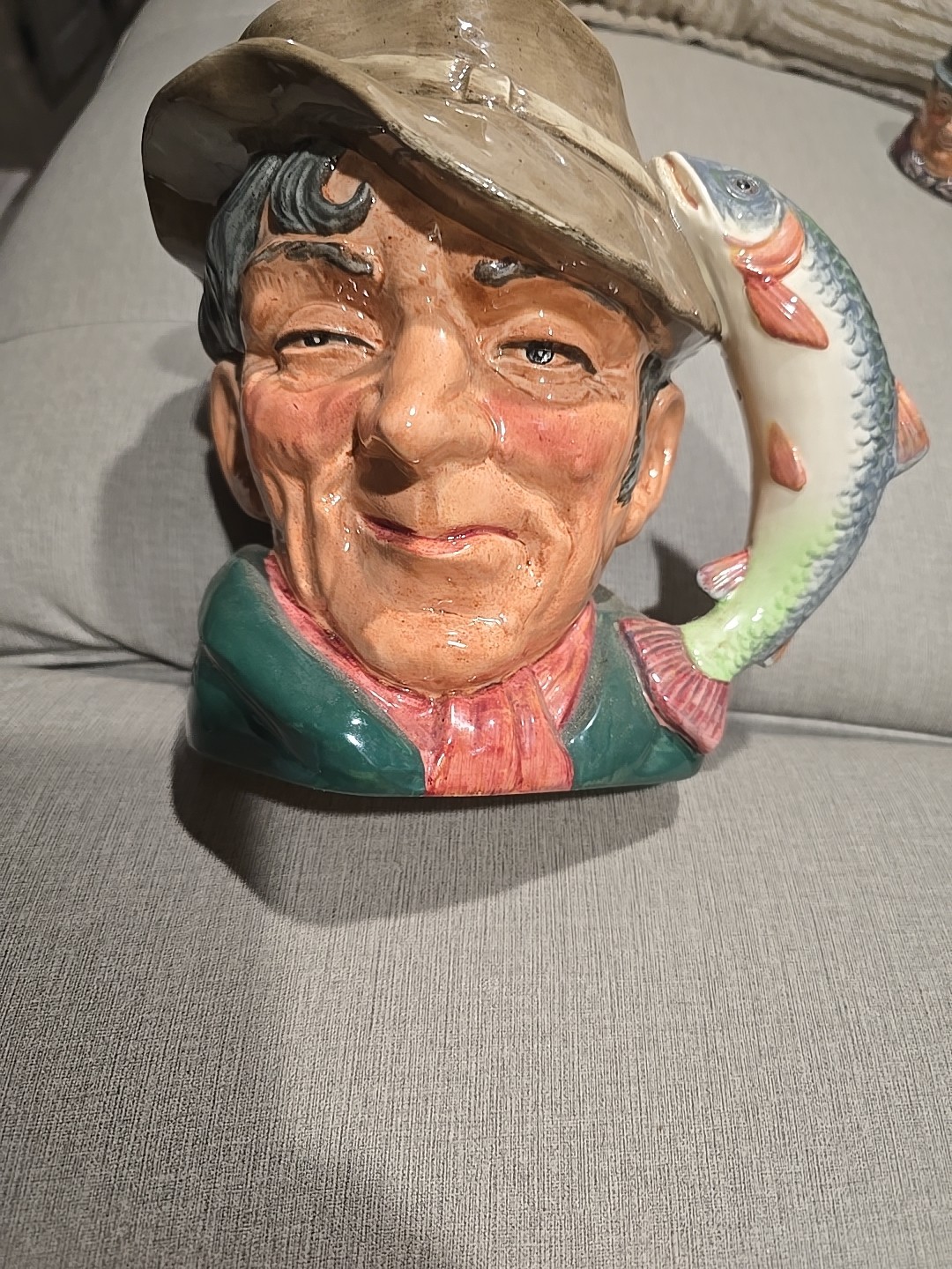 Vintage 1954 Royal Doulton The Poacher Large Toby Mug Jug Model#D6429 7