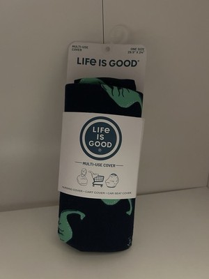 Life Is Good Multi Use Cover, Car seat, Cart, Nursing Cover Dinosaur