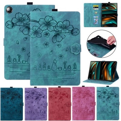 Leder Brieftaschen Karten Ständer Hülle für Samsung Galaxy Tab A11 / A11+ Plus