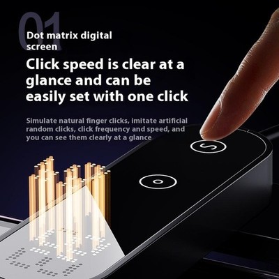 Screen Auto Clicker Simulated Finger Clicking For TikTok Smart Phone App Video