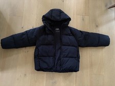 Zara Winterjacke Mädchen 11-12 / 152 Dunkelblau