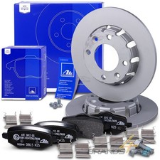 ATE BREMSSCHEIBEN +BELÄGE HINTEN FÜR CITROEN C4 DS3 OPEL CORSA F PEUGEOT 208