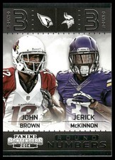 Jerick McKinnon / John Brown Rookie 2014 Panini Contenders #13 Round Numbers