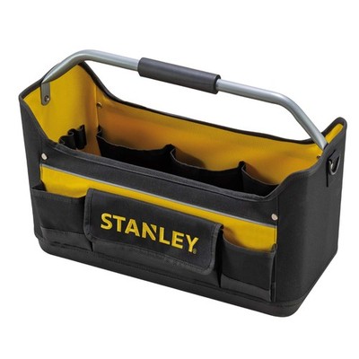 Stanley 1-96-182 offene Tragetasche Werkzeugtasche, 16, schwarz