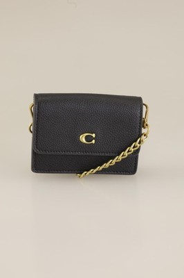 Coach Handtasche Damen Umhängetasche Bag Damentasche Leder Schwarz #7d8u70o