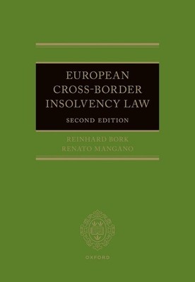 European Cross-Border Insolvency Law by Reinhard Bork (English) Hardcover Book