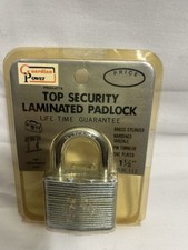 Vintage 1970s Guard Security padlock with key. Working