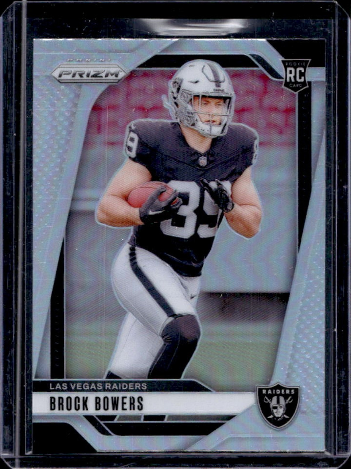 2024 Prizm Brock Bowers RC Silver Rookie #315 Raiders