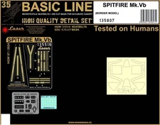 HGW 1/35 Spitfire Mk.V Seatbelts and Masks for Border Model [Basic Line]