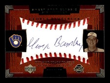 2004 UD Sweet Spot Classic #SSA-26 George Bamberger Signatures Blue /150