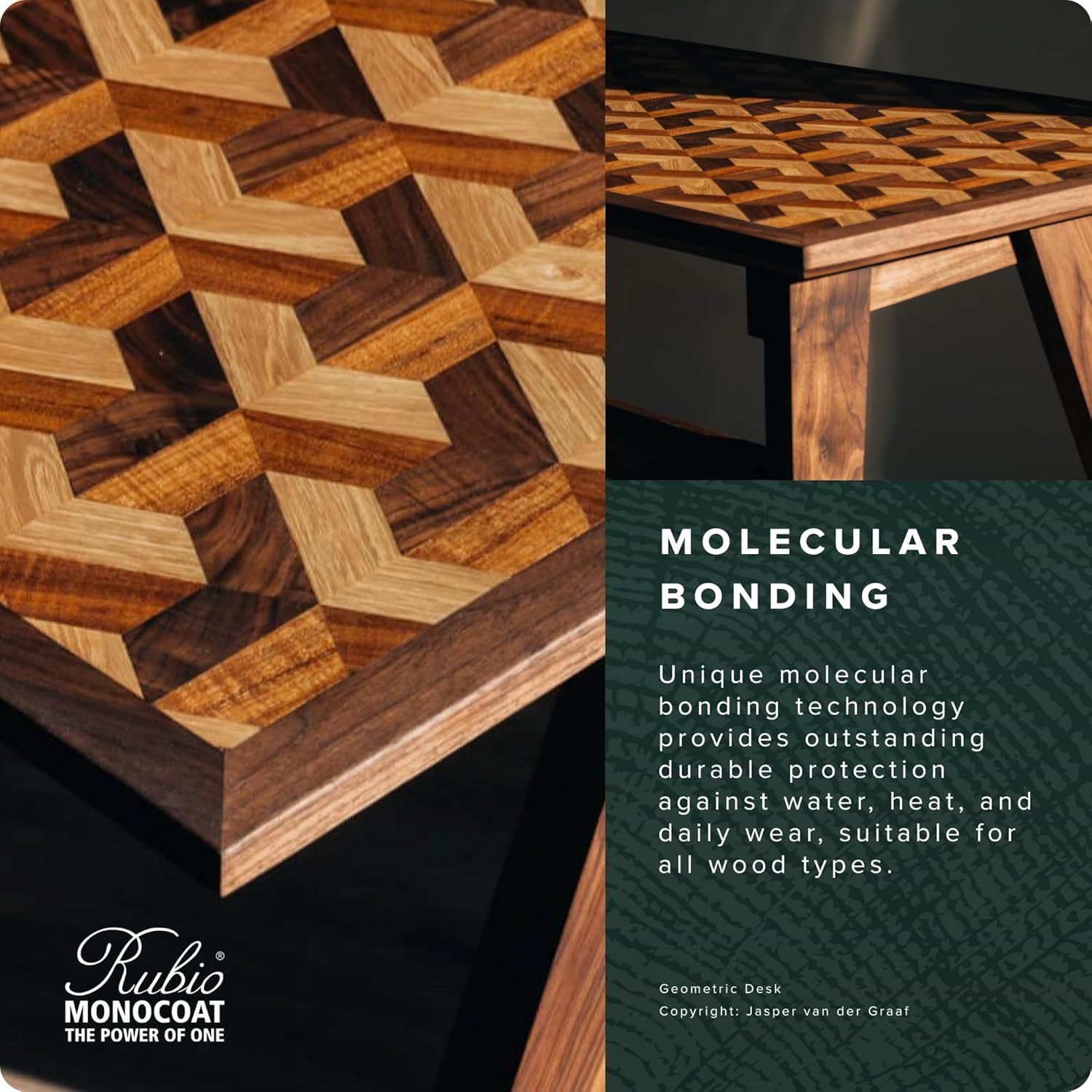 Rubio Monocoat Oil Plus 2C, 350 Milliliters, Pure, Interior Wood Stain and Finis