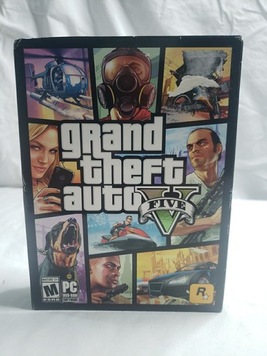 Grand Theft Auto V5 GTA PC, DVD-ROM 7 Discos Juego de Computadora Completo