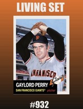  GAYLORD PERRY Topps Living Set #932 PRESALE ...