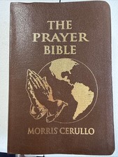 THE PRAYER BIBLE BY MORRIS CERULLO, GOLD GILDED EDGES, 2006