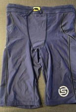 Skins Herren Series-3 Kompressions Halb Tights Shorts Gr. S Gym Run Radsport Sport