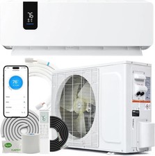 9000 Btu Mini Split Ac Heat Pump 18 Seer2 115v Wifi Alexa Inverter 450 Sq. Ft