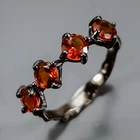 Jewellery Natural Citrine Ring 925 Sterling Silver Size 6.5 /R474323