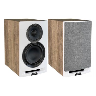 ELAC UBR62 6.5 Inch Bookshelf Speakers - Pair (Walnut/Black)