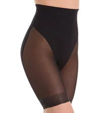 TC Fine Intimates 4709 Girl Power Hi Waist Sheer Thigh Slimmer