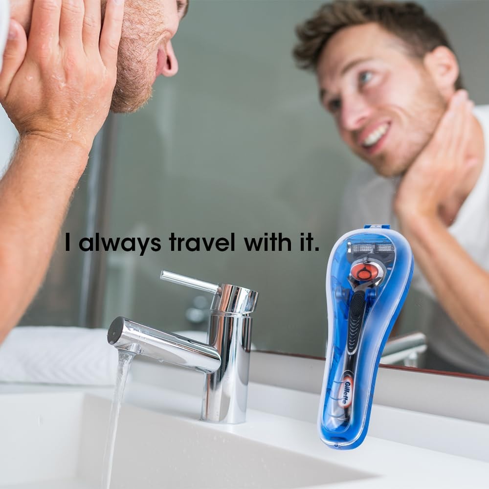 Modern Lightweight Razor Case for Travel - Scratch-Resistant & Breathable