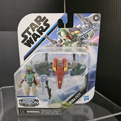 Hasbro Star Wars Mission Fleet Boba Fett Figure & Vehicle Set New Sealed