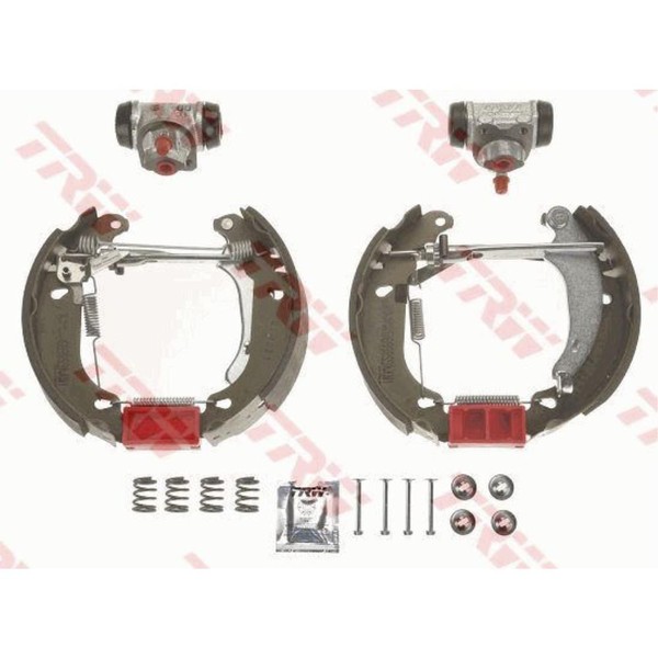 TRW Bremsbackensatz Bremsbacken Hinten FüR Renault Clio II Bb_ Cb_ Dacia-image