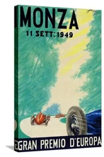 Stretched Canvas Print Monza Grand Prix, 16" x 24"