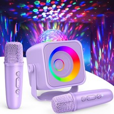 Disco Light Kids Karaoke Microphone: Girls Birthday Gifts Toys for 4 5 6 7 8 ...