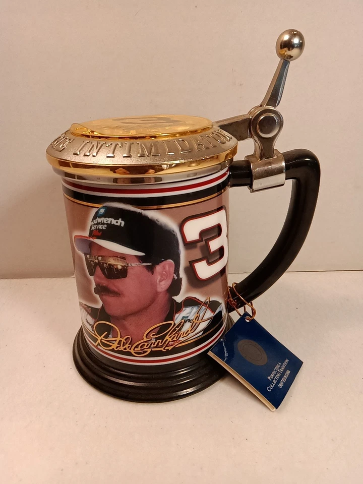 Taza de coche Nascar Dale Earnhardt Collector Tankard Bass Pro Shop certificada Franklin Foto 2 de 4