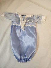 Cabbage Patch Kids Blue Satin  Lace Sleeper  CPK Vintage 80s RARE