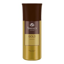 Yardley London Gentleman Gold Body Spray Long Lasting Scent 150ml