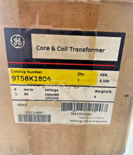 GE 9T58K1804 Core Coil Transformer 120/240V 240/480V Single Phase Industrial