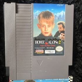 Home Alone 2: Lost in New York Nintendo NES Original, Tested Working With Manual