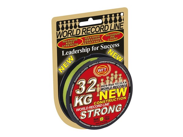 Wft New 39KG Strong Exact 0,25Mm 39Kg 360M Chartreuse Geflochtene Schnur-image