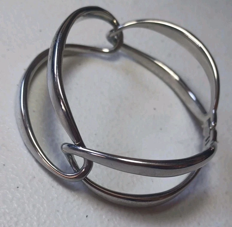 Brazalete de cadena de eslabones elípticos de acero inoxidable Calvin Klein Brutalist Runway 8,5" Foto 2 de 4