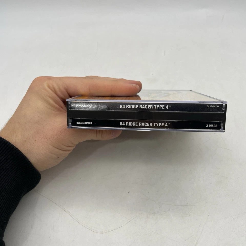 R4: Ridge Racer Type 4 (Sony PlayStation 1, PS1, 1998) Complete CIB Tested - Image 4 of 4