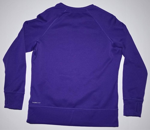 Nike Therma - Fit Womens Purple Long Sleeve Pullover Sweatshirt Size XL - Picture 2 of 15