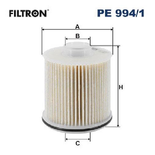 Kraftstofffilter FüR Renault Grand 1.5 24 Bis 26 Filtron Teil 164007425R-image