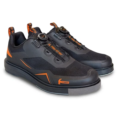 HAMMER VIBE BLACK/ORANGE BOWLING SHOES (RIGHT ONLY) sizes 7-14 FREE SHIPPING | - Image 1 of 3