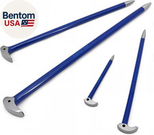 Rolling Head Pry Bar Set 6 12 16 20 4-piece Heavy Duty Ladyfoot Pry B