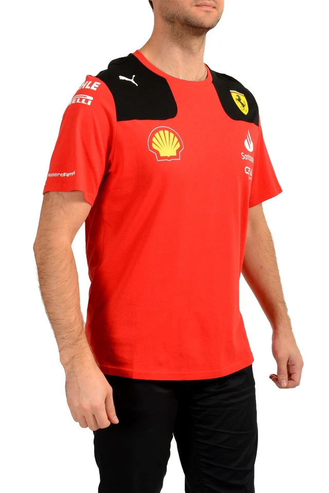 Camiseta Puma X Scuderia Ferrari Hombre Colección Réplica SF Leclerc US M IT 50 Foto 2 de 4