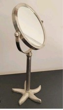 Specchio da tavolo vintage anni 70 con base stella marina