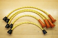 Yellow Cloth Copper Core Spark Plug Wire Set For John Deere 2020 Gas Tractor Jd