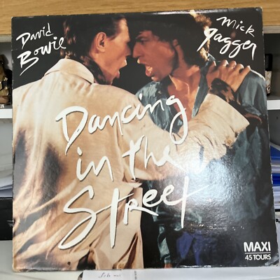 DAVID BOWIE ET MICK JAGGER MAXI DANCING IN THE STREET O792