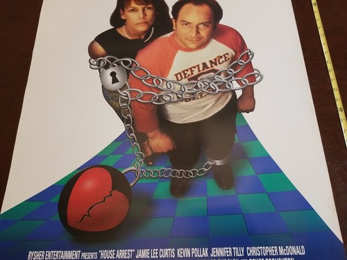 1996 original House Arrest Movie Theater / Rental HUGE Promo Poster RARE Curtis! - Picture 3 of 11